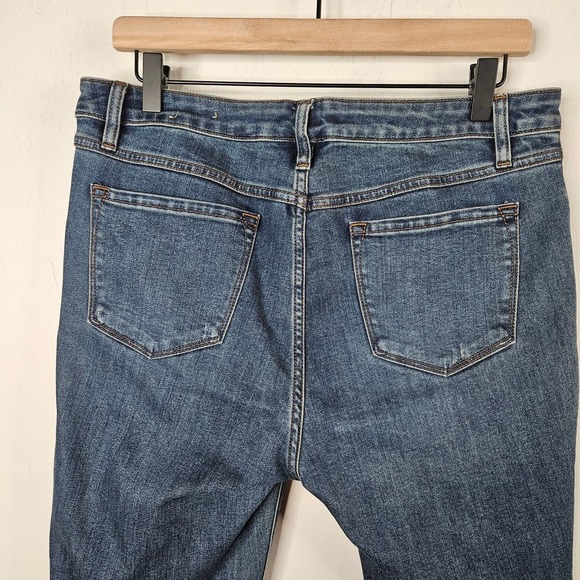 Prana Sienna Mid Rise‎ Jeans 12 /31 Tall Denim Skinny Medium Wash - Picture 8 of 9